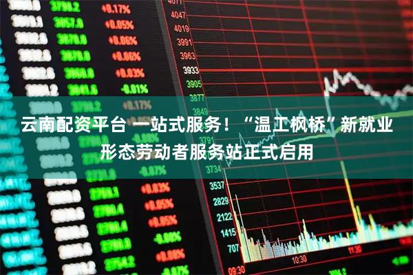 云南配资平台 一站式服务！“温工枫桥”新就业形态劳动者服务站正式启用